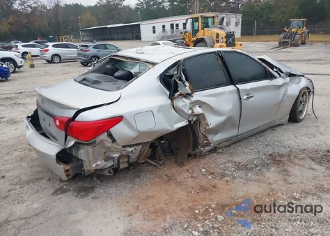 2014 Infiniti Q50 Premium z USA, uszkodzony, nr VIN JN1BV7AP8EM675628